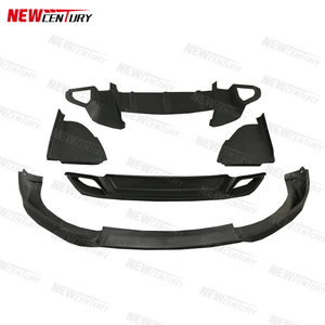 Convient pour 2015-2017 <span class=keywords><strong>Porsche</strong></span> <span class=keywords><strong>Cayenne</strong></span> 958.2 modifié <span class=keywords><strong>petit</strong></span> surround avant et arrière lèvre large kit carrosserie - Product Image 6