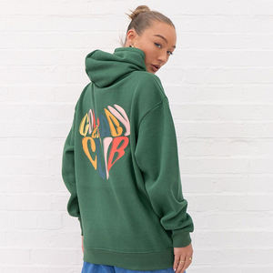 Sudaderas de algodón de alta calidad para mujer, ropa con logotipo personalizado impreso, rosa, gran tamaño, venta al por mayor, 2022 - Product Image 6