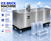 Machine à fabriquer des blocs de glace industriels de 500 kg, machine à blocs de glace, machine à glace en blocs