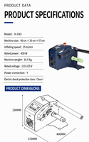 Machine à coussins d'air industrielle pour l'emballage en entrepôt d'expédition e-commerce 110-220V Largeur 20-60cm 28m/min Gonfleur de coussins d'air