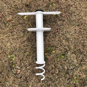 Varilla de hierro para sombrilla de playa, anclaje en espiral de 35.5 cm para uso en arena y playa - Product Image 4