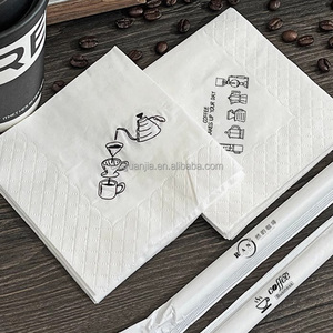 Tùy Chỉnh Cá Nhân Dùng Một Lần Màu Mô Giấy Với Logo 25 30 40 Cm Để Sử Dụng Trong Nhà Hàng Và Cà Phê Cửa Hàng - Product Image 4
