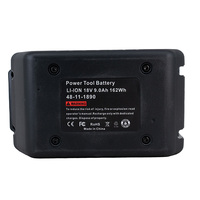 Batterie de remplacement pour Milwaukee 48-11-1890 M18 18V 9Ah 12Ah Capacité réelle Compatible avec les outils et les chargeurs d'origine