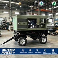 Générateur diesel mobile sur remorque 50 kW 62,5 kVA 60 Hz Démarrage automatique Silencieux Refroidi par eau Haute qualité