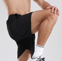 Nouveau design – Short de sport d'été tissé pour homme, taille élastique, en polyester, séchage rapide, respirant, pour le fitness et le basketball