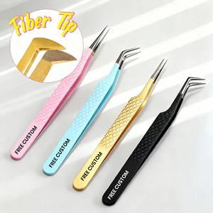 JOMAY-Pinzas de acero inoxidable en forma de L de 45 90 grados para extensión de pestañas, volumen ruso - Product Image 2