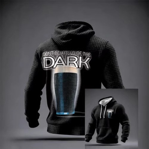 Sweat-shirt à capuche pour homme, impression par sublimation, motif dragon rouge, respirant, en polyester tricoté, 2025 - Product Image 2