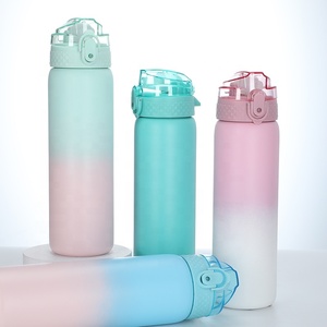 32oz New Design Double Wall Stainless Steel Water <b>Bottle</b> With Straw Sports Great For Hiking & Biking - Product Image 4