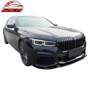 Lèvre de pare-chocs avant pour BMW G12 Série 7 2020-2022 Style IKON Spoiler PP Impression fibre de carbone Accessoires automobiles - Product Image 2