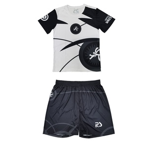 2025 Set Wrestling da uomo personalizzato a maglia t-shirt + shorts completo Set 2 pz sublimazione - Product Image 1