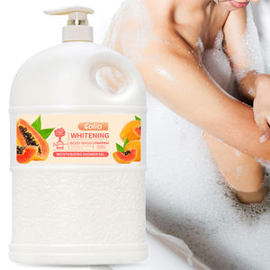 Atacado Personalizado Orgânico 2.08L <span class=keywords><strong>Papaya</strong></span> Hidratante Gel De Banho Natural Planta Esfoliante Clareamento Mulheres Lavagem Do Corpo - Product Image 1