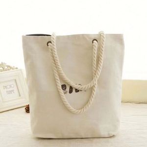 Sac fourre-tout en toile de coton plat, écologique et recyclable, avec impression de logo personnalisé - Product Image 1