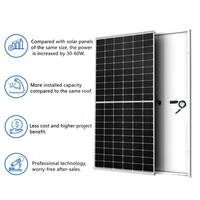 Panneau solaire monocristallin en silicium 12V 24V 10W-300W Haute efficacité 18-20% Garantie 25 ans