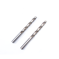 Forets hélicoïdaux HSS à tige droite en métal brillant et ambré, entièrement rectifiés, 118/135, pour perçage du métal, vente chaude