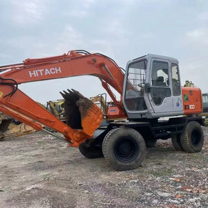 Excavadora de Ruedas Hitachi Ex100 de 10 Toneladas con Motor, Caja de Cambios, Bomba y Motor - Original y Excelente - Product Image 3