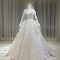 Nouvelle Robe de Mariée Sirène en Dentelle Grande Taille Style Été, Manches Longues, Blanc Pur, Longueur Ras du Sol TNBPno44