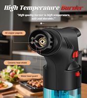Encendedor de Antorcha Recargable, Mini Encendedor de Plástico para PC, Recargable, Resistente al Viento, Encendido por Botón, para Velas, Chimeneas, Parrillas, Negro, Logotipo Personalizado, USB