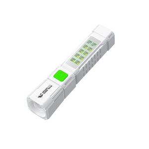 SMILING SHARK ไฟฉาย LED แบบซูมได้ ไฟส่องสว่างแบบมือหมุน ความสว่างสูง แคมป์ปิ้งกลางแจ้ง - Product Image 1