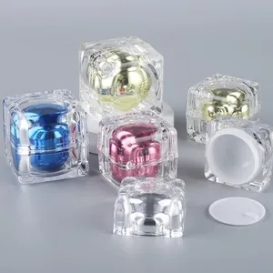 15g 30g 50G Thiết kế mới đôi tường sang trọng Acrylic Kem Jar cho Kem mắt