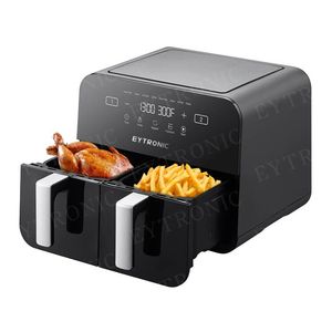 Freidora de aire de doble cesta de gran capacidad con zona inteligente y doble compartimento, nueva, al por mayor - Product Image 5