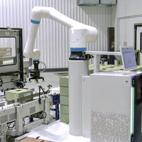 Ligne de palettisation robotisée collaborative intelligente en acier inoxydable pour l'emballage de cartons, haute capacité