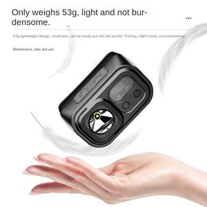 Lampe frontale portable en PVC à LED, <span class=keywords><strong>forte</strong></span> luminosité, longue portée, induction, recharge USB, 2W, pour la course nocturne et la pêche en extérieur - Product Image 5