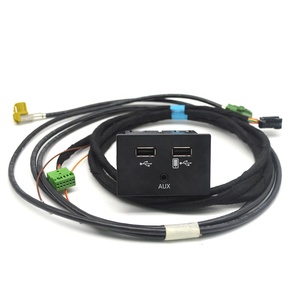 Pour <span class=keywords><strong>Audi</strong></span> A3 8V S3 <span class=keywords><strong>Q2</strong></span> A6 C8 A7 Sportback RS3 Original MIB 2 CarPlay MDI USB AUX Prise de connectique <span class=keywords><strong>Bouton</strong></span> interrupteur 4G0035736 4G0 035 736 - Product Image 1