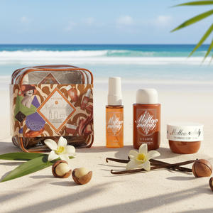 Ensemble de parfums en format voyage, parfum fruité, eau de parfum, spray corporel, gel douche, crème corporelle, en stock, vente chaude pour le commerce extérieur - Product Image 3