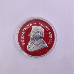 Nuevos Moldes para Monedas de <span class=keywords><strong>Plata</strong></span> 2026, Diseño Personalizado, Moneda de Recuerdo de Metal Rojo del Kruger de Sudáfrica 2021 para Colección de Año Nuevo, Regalo - Product Image 2