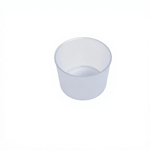 Vaso de Plástico Redondo con Medidas en Relieve, para Cuidado Personal, con Asa, 100 ml de Diámetro - Product Image 1