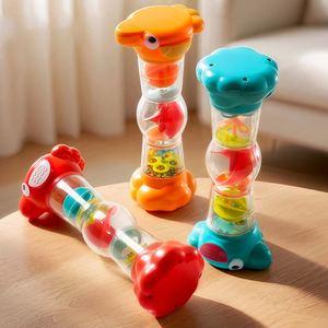 Mưa dính Montessori đồ chơi trẻ em bé <span class=keywords><strong>Rattle</strong></span> <span class=keywords><strong>rainmaker</strong></span> cảm giác đồ chơi - Product Image 2