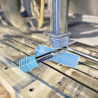 Fraise à queue de haute précision à 4 cannelures, hélice 35°, revêtement AlTiN, tige CNC de 6 mm, en alliage de tungstène-cobalt, personnalisable ODM/OEM