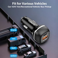 Chargeur de voiture premium 90W, charge rapide PD45W QC45W, puce de sécurité, adaptateur allume-cigare 12V-24V pour iPhone 17 16 Android
