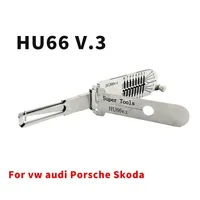 Nouvel outil de décodage 2-en-1 Lishi HU66 V3 Super pour serrures creuses VW Audi Skoda
