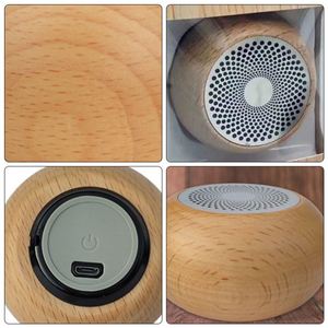 Altavoz Portátil Inalámbrico Vintage con Carcasa de Madera, Mini Subwoofer para Exteriores, Ideal para Negocios, Gran Venta 2025 - Product Image 3