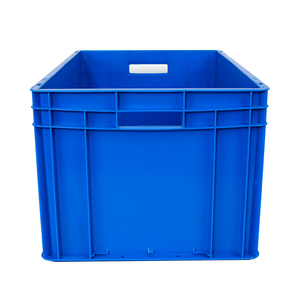 custom size plastic crate Stacking Plastic Moving Box Attached Lid tote box Storage Container Turnover Crate with lid