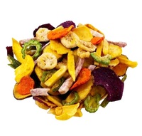OEM/ODM export snacks, harde gemengde fruitchips, lichte zoete smaak, verpakking aanpasbaar voor bulkbestellingen uit Vietnam naar Nederland