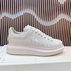 Luxury <b>Patent</b> Leather Platform Sneakers Designer Chunky Sole Casual <b>Shoes</b> for Women Men - Product Image 6