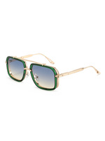 XUHONG T1489 Lunettes de soleil pilote unisexe de luxe, style métallique tendance, protection UV400, monture intégrale, mode sport, conduite universelle
