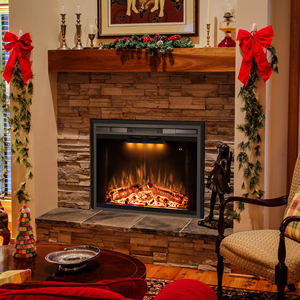 Luxstar 30-Zoll-eingebaute elektrische Kamine in sätze Mehrfarbige Flammen Wärme für den Hausgebrauch Großhandel elektrische Kamin heizung - Product Image 2