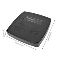 Lector RFID LF de 134,2 KHZ para cerdo, Cabra, ganado, seguimiento de animales, lector de Chip fijo de larga distancia para mascotas con interfaz USB y RS232
