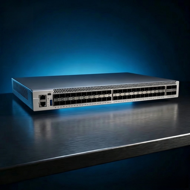Enterprise Core Switch 48 Ports 4825G SFP28 4100G QSFP28 Layer3 Managed Stackable 3.2 Tbps Capacity POE SNMP QoS