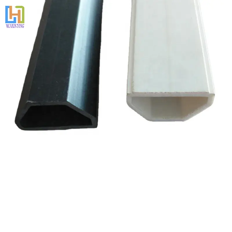 Profilés en plastique triangulaires personnalisés, tuyaux en plastique en forme d'éventail et tuyaux en plastique irréguliers pour l'extrusion de plastique