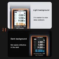 Mètre ruban numérique 4 en 1 rechargeable avec lignes horizontale verticale et croisée télémètre laser