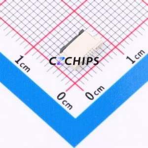 CAX-AFC30-06XCB-H1.5 FFC/<b>FPC</b> Connector SMD,P=0.5mm,Horizontal Mount Connector Flip Cover Type Bottom Contact 6P 0.5mm - Product Image 2