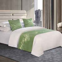 Articles de literie de luxe pour hôtels et gîtes : Chemin de lit, chemin de table, housse de coussin décorative, couvre-lit – Style européen et chinois