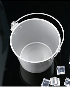 Cubo de hielo de acero rústico con diseño de cabeza de tigre-Cubo de hielo galvanizado de estilo europeo para vino tinto y champán - Product Image 4