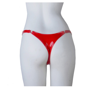 Mutandine Sexy da <span class=keywords><strong>donna</strong></span> in finta <span class=keywords><strong>pelle</strong></span> Sexy Lingerie erotica per mutande Femme infradito Mini slip da <span class=keywords><strong>donna</strong></span> biancheria intima - Product Image 1