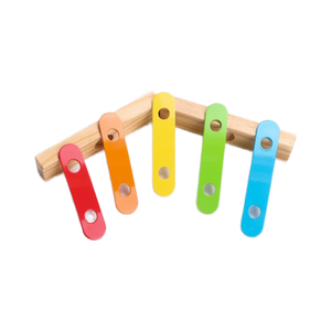 Juguete Educativo <span class=keywords><strong>de</strong></span> <span class=keywords><strong>Piano</strong></span> con Campanas <span class=keywords><strong>de</strong></span> Viento, Instrumentos Musicales, <span class=keywords><strong>Notas</strong></span> en Placa Metálica, Juego <span class=keywords><strong>de</strong></span> 5 Piezas - Product Image 5