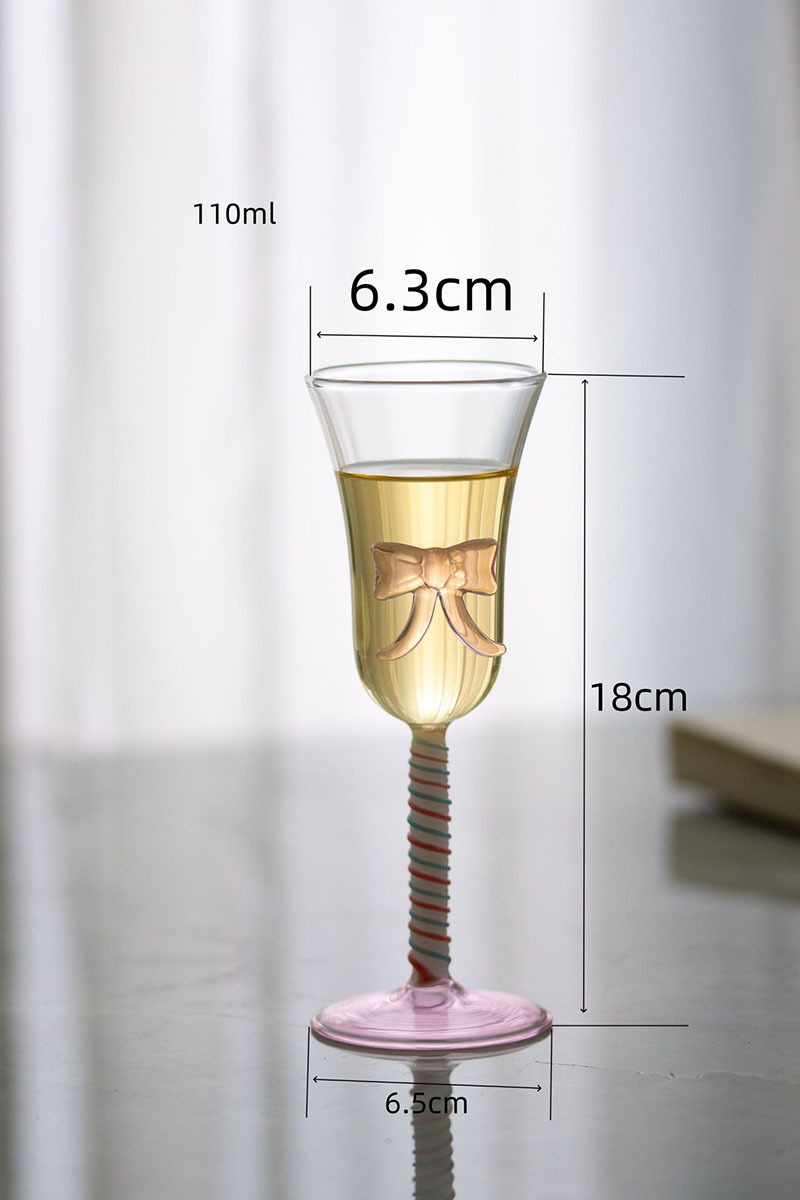 Champagnergläser Mit Rosa Schleife – 2 Stück, 26,9 Cm Hoch – Klarglas-Flöten Für Hochzeit, Brautparty & Festliche Anlässe
